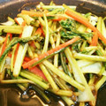 momo634's cooksnap of when they made カブの葉と梅干しの炒め.