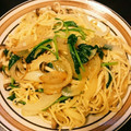 えま（料理特訓中）'s cooksnap of when they made シメジとエノキとほうれん草の和風スパ.