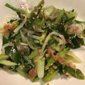 ニャンだそりゃ's cooksnap of when they made ネギの青い部分＆キュウリで♪梅ナムル♪.