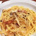 みんみのキッチン's cooksnap of when they made 生クリーム・牛乳なし☆ローマ風カルボナーラ.