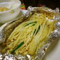 minomatu's cooksnap of when they made えのきのホイル焼き.