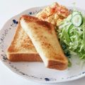 まんまるまうちゃん's cooksnap of when they made サクサク♪塩パン粉トースト.