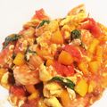 Faiza's cooksnap of when they made ふわっふわっ卵と海老のバジル炒め.