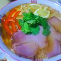 ルーシールー's cooksnap of when they made 夏に◎！レモンと香菜でエスニックラーメン.