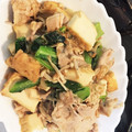 クックSHCHTZ☆'s cooksnap of when they made 厚揚げと豚肉の甘味噌炒め.