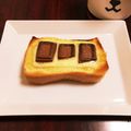 ❁Abake❁'s cooksnap of when they made チョコとマーマレードのチーズトースト.
