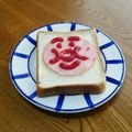 msft5632's cooksnap of when they made 子供も喜ぶ☆アンパンマントースト.