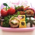 ♡ゆみこママ♡'s cooksnap of when they made お弁当おかず★ちくわカニカマレタス巻き.