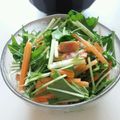 ◇この◇'s cooksnap of when they made 水菜の簡単サラダ.