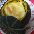 maasakob's cooksnap of when they made 小ぶりのかぼちゃで、まるごとグラタン.