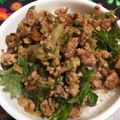 リラシャン's cooksnap of when they made ◉なすと肉味噌のしっとりふりかけ.