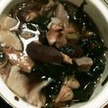 クックBNQ5PD☆'s cooksnap of when they made 和食＊ワカメと蒟蒻 チンゲン菜のお味噌汁.