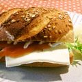 るびにゃん's cooksnap of when they made subway風☆ﾊﾆｰｵｰﾂ サンド.