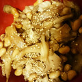 ももpppp's cooksnap of when they made まいたけと大豆の炒め物.