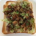 Tomotabi's cooksnap of when they made 朝はがっつり！ハンバーグトースト.