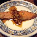 Pollux's cooksnap of when they made しゃけのムニエル　オニオンソース.