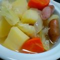 ちークマ's cooksnap of when they made ソーセージでポトフ.