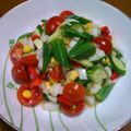 まあこmm's cooksnap of when they made トマトとオクラのピクルス風サラダ.