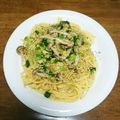 ぽよぽよちぃ's cooksnap of when they made ザ・手抜き！お鍋１つで鮭フレークのパスタ.