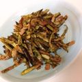カナリアのキッチン's cooksnap of when they made ごぼうとベーコンのバジルソース和え.