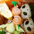 ももちゃんパンダ's cooksnap of when they made キャラ弁 カニカマだけでキャンディ.