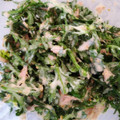 クックM9QK5O☆'s cooksnap of when they made 簡単サラダ！春菊とツナのわさびマヨ和え.