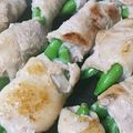 ゆんやともも's cooksnap of when they made スナップえんどうの肉巻きΨ(‾∇‾)Ψ.