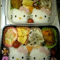 魅虍☆'s cooksnap of when they made キティちゃんのお弁当♪　（キャラ弁）.