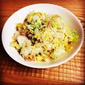 きゃな♭'s cooksnap of when they made 春キャベツを使って✿春色焼き飯✿.