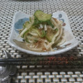 ダイナマイト漆黒's cooksnap of when they made 余った野菜で簡単☆キュウリと大根の和え物.