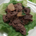 わいわいのオミチ's cooksnap of when they made 牛肉とレタスのオイスターソース炒め.