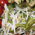 クックDZRR0R☆'s cooksnap of when they made レンジで簡単　もやしとピーマンのナムル.