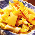 うさぎたまご's cooksnap of when they made キャベツとイカの炒めたやつ.