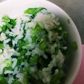 ♥ミルクティ♥'s cooksnap of when they made 小松菜の混ぜごはん(青菜ごはん)♪.