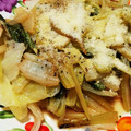 梨夜☆'s cooksnap of when they made セロリとレタスのマヨ炒め粗挽きシーザー風.