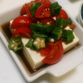 くみちょ～～'s cooksnap of when they made 安くて簡単！彩りよし！オクラトマト和え.
