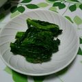 KAERU娘's cooksnap of when they made 菜の花のおひたしと菜の花のからし和え.