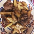 御坊ちゃん's cooksnap of when they made 牛肉とじゃがいもの炒め物.