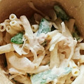 リラクマオ's cooksnap of when they made ♪絹さやとマカロニのツナマヨ和え♪.