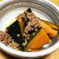 micchily's cooksnap of when they made かぼちゃのそぼろ煮.