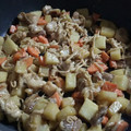 シュガーレス仔's cooksnap of when they made 鶏ももとじゃがいもの照りマヨ炒め.