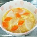 もぐ・ω・くま's cooksnap of when they made だし入り味噌で簡単＊油揚げと大根の味噌汁.