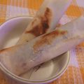 RIEちん's cooksnap of when they made おやつ春巻き（バナナ餡）.