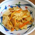 きなこ045566's cooksnap of when they made すぐできる☆たけのこのきんぴら☆.