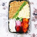 オカンの台所's cooksnap of when they made 調理室ﾖﾘ～炒めない★保育園のふわ二色丼.