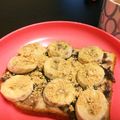 ✽sayan✽'s cooksnap of when they made あん☆バナナ☆トースト.