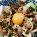 dmikab's cooksnap of when they made シャキシャキレタスの簡単豚丼☆.