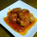 ちびぷりん's cooksnap of when they made 揚げない！エビチリ.