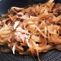 mfmf508's cooksnap of when they made ロース肉を使った柔らかい生姜焼き.