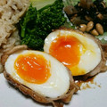 たんこぶ96's cooksnap of when they made とろ〜り半熟たまごの肉巻き.